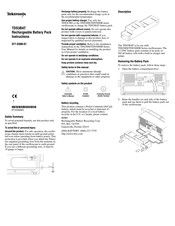 Tektronix TDS3BAT Manual De Instrucciones