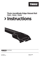 Thule 7503 Manual De Instrucciones