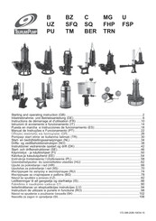 Tsurumi Pump TRN Serie Instrucciones De Funcionamiento