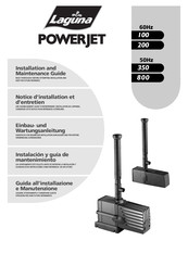 Laguna POWERJET 350 Instalación Y Guía De Mantenimiento