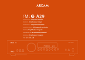 Arcam FMJ A29 Manual De Instrucciones