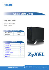 Zyxel NSA310 Guia De Inicio Rapido