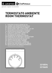 Ariston 3318605 Manual De Instrucciones Para La Instalación Y El Uso