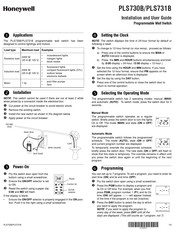Honeywell PLS731B Guía De Instalación Y Uso
