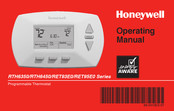 Honeywell RTH6350 Serie Manual De Funcionamiento