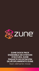 Zune Dock Pack Manual De Instrucciones