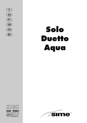 Sime SOLO 40 Instrucciones Para El Instalador