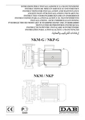 DAB NKP 50-160 Instrucciones De Instalación Y Mantenimiento