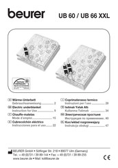 Beurer UB 66 XXL Instrucciones Para El Uso
