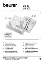 Beurer UB 90 Instrucciones Para El Uso