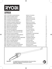 Ryobi APR04 Manual De Utilización