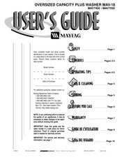Maytag MAV-18 Manual De Instrucciones