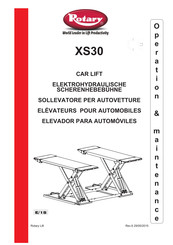 Rotary XS30 Manual De Instrucciones  Para Uso Y Mantenimiento