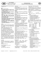 ALCO CONTROLS PS3 Serie Instrucciones De Operación