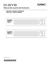 QSC Q-SYS CORE 8 FLEX Manual Del Usuario