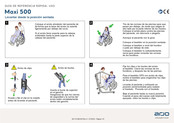 arjo Maxi 500 Guía De Referencia Rápida