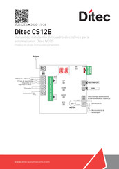 DITEC CS12E Manual De Instalación