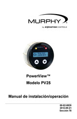 Murphy PowerView PV25 Manual De Instalación Y Operaciones