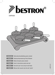 Bestron DWP600 Manual Del Usuario