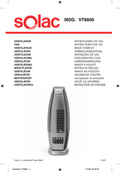 SOLAC VT8800 Instrucciones De Uso