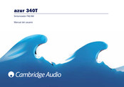 Cambridge Audio azur 340T Manual Del Usuario