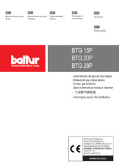 baltur BTG 15P Manual De Instrucciones De Uso