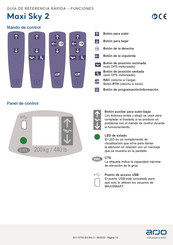 arjo Maxi Sky 2 Guía De Referencia Rápida