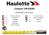 Haulotte Compact 10N EN280 Manual De Piezas