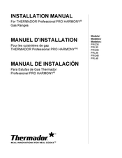 Thermador PRO HARMONY PRD36 Manual De Instalación