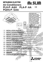 Mitsubishi Electronic Mr.Slim PLH-P AAH Para El Instalador