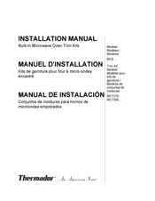 Thermador MCT27E Serie Manual De Instalación