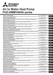 Mitsubishi Electric PUZ-HWM140HA serie Para El Instalador