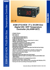 EMKO ESM-3712-HCN Manual De Instrucciones