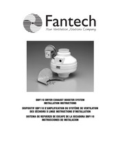 Fantech DBF110 Instrucciones De Instalación