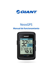 Giant NeosGPS Manual De Funcionamiento