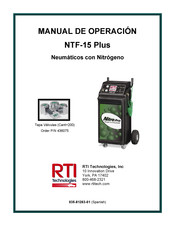 RTI NTF-15 Plus Manual De Operación