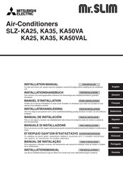 Mitsubishi Electric Mr.Slim SLZ-KA25 Para El Instalador