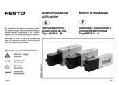 Festo MPYE-5-420B Instrucciones De Utilizacion