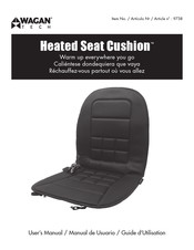 Wagan Tech Heated Seat Cushion 9738 Manual De Usuario