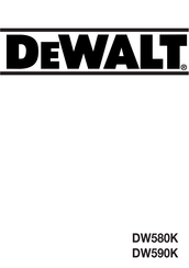 DeWalt DW580K Manual De Instrucciones