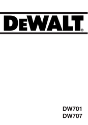 DeWalt DW707 Manual De Instrucciones