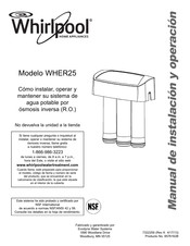 Whirlpool WHER25 Manual De Instalación Y Operación