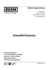 Beem Eiswaffel-Express Manual De Instrucciones