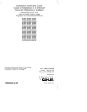 Kohler K-5802 Guía De Instalación Y Cuidado