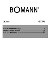 BOMANN GT252 Instrucciones De Uso