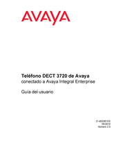 Avaya DECT 3720 Guia Del Usuario