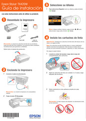 Epson Stylus TX420W Guia De Instalacion