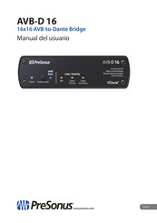 PRESONUS AVB-D 16 Manual Del Usuario