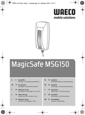 Waeco MagicSafe MSG150 Instrucciones De Montaje Y D’uso