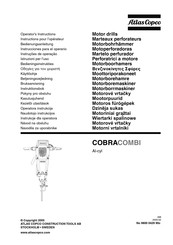 Atlas Copco Cobra Combi Al-cyl Instrucciones Para El Operario